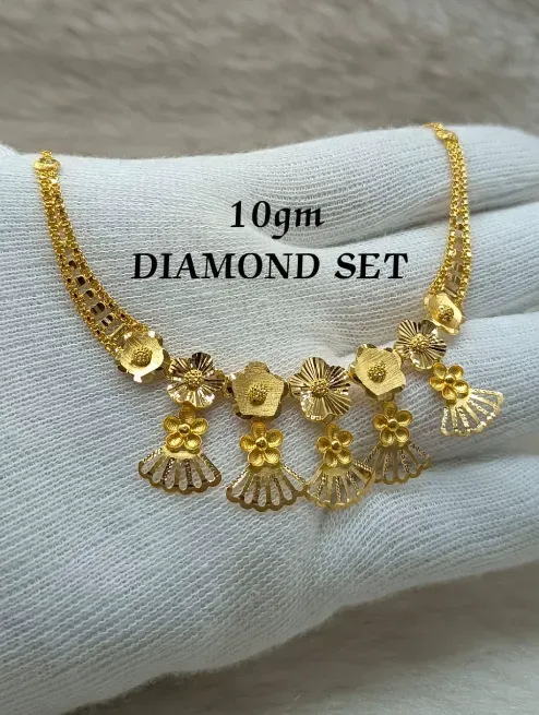 Gold Stylish Necklace 2 - कोणार्क ज्वेलर्स