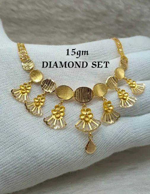 Gold Stylish Necklace 3 - कोणार्क ज्वेलर्स