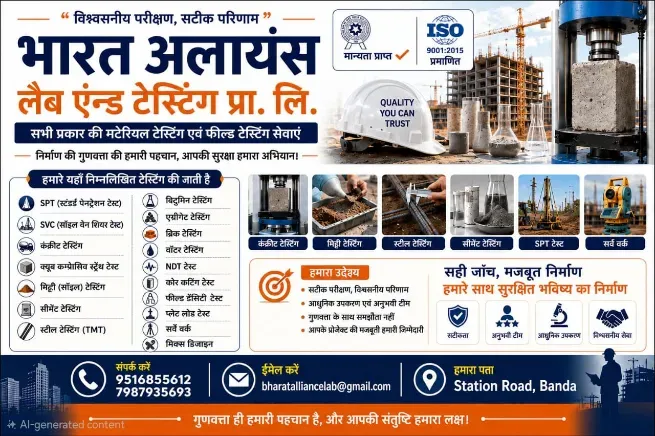 Brouchoure - BHARAT ALLIANCE LAB & TESTING PVT. LTD.