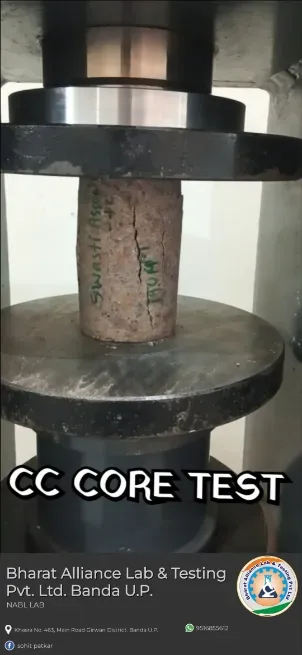 Concrete Core - BHARAT ALLIANCE LAB & TESTING PVT. LTD.