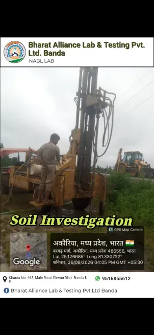 Soil Investigation - BHARAT ALLIANCE LAB & TESTING PVT. LTD.