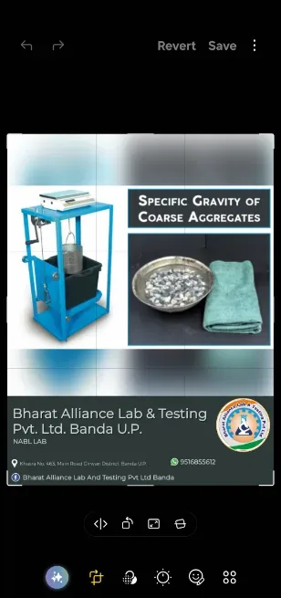 Specific Gravity Of Aggregate - BHARAT ALLIANCE LAB & TESTING PVT. LTD.