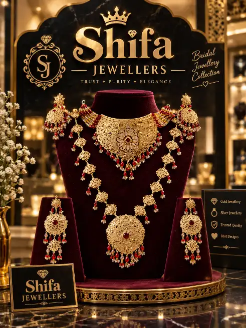 Silver Bridal Set - SHIFA JEWELLERS