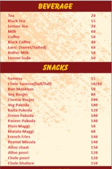  - ROYAL RESTAURANT & SWEETS