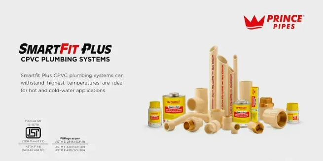 Prince Cpvc Pipes And Fittings - BURHANI SANITATIONS